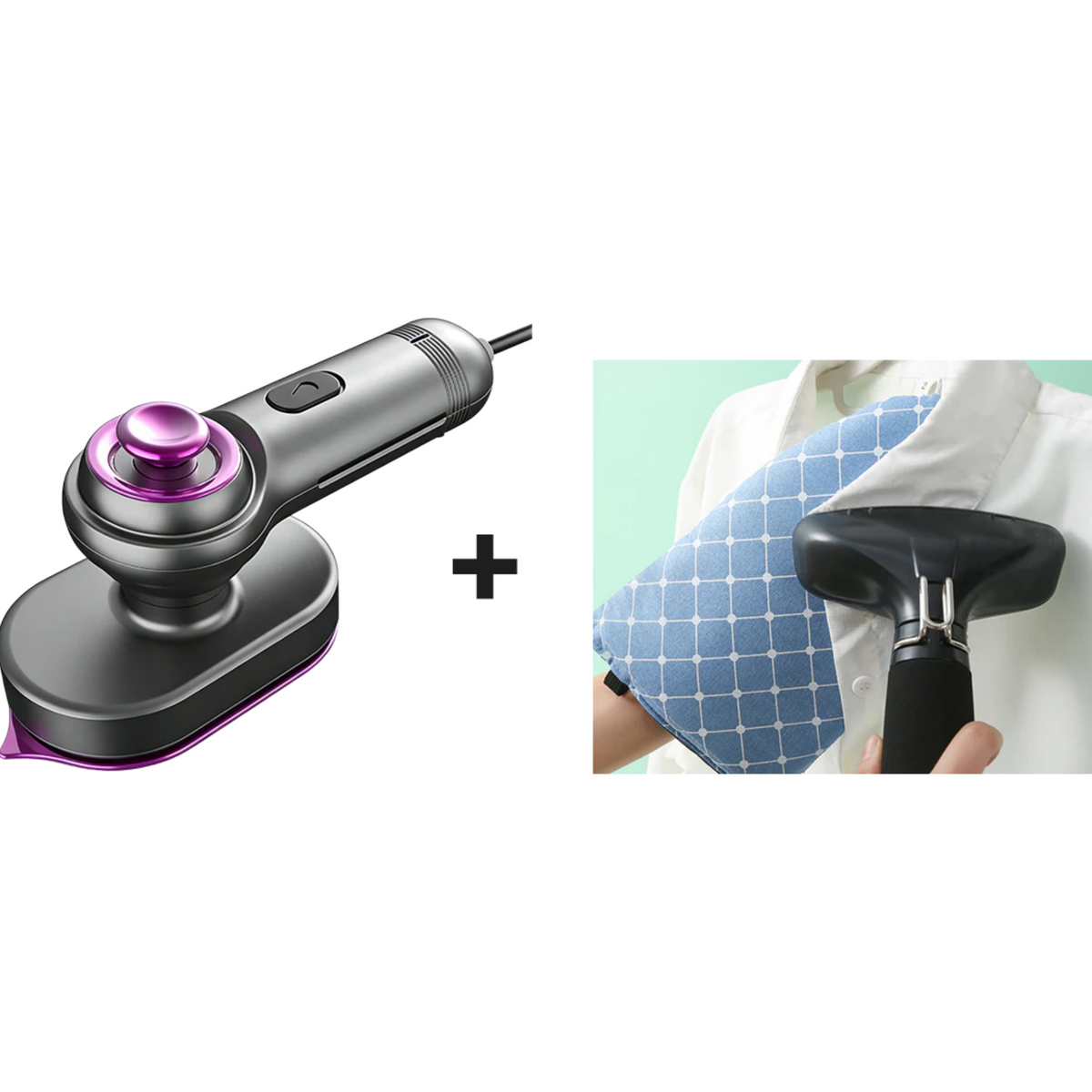Handheld Garment Steamer Rotating Swivel Handle Heats In 20s