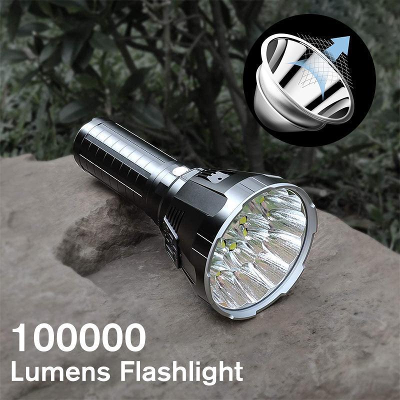 Handheld LED Flashlight Rechargeable 3000-5000 Lumens