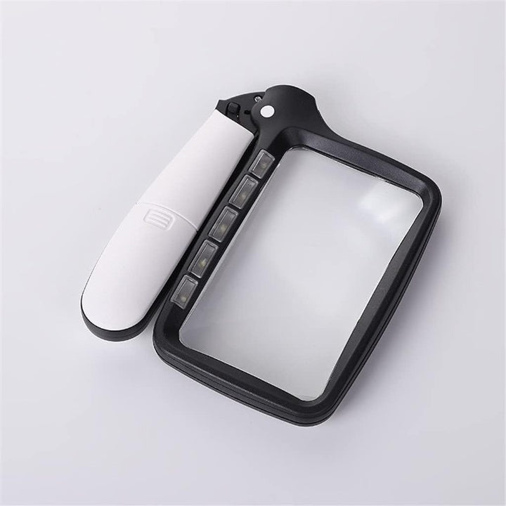 Handheld Magnifier 3x Magnification LED Light Large Viewing Area