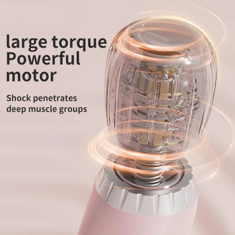Handheld Massager 5 Intensity Levels Cordless USB Rechargeable