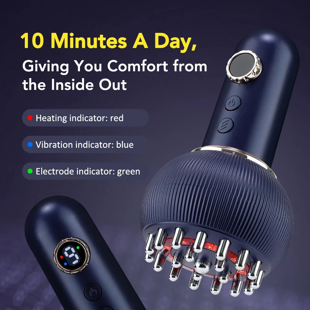 Handheld Massager Heat Vibration & Red Light