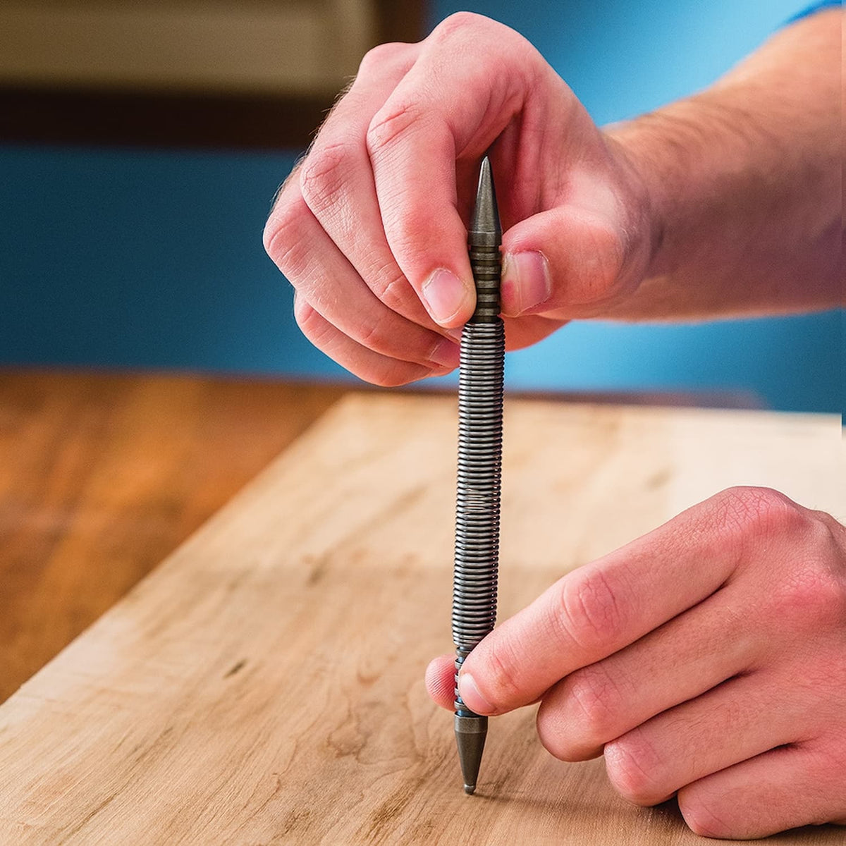 Handheld Nailer Spring-Assisted Interchangeable Tips