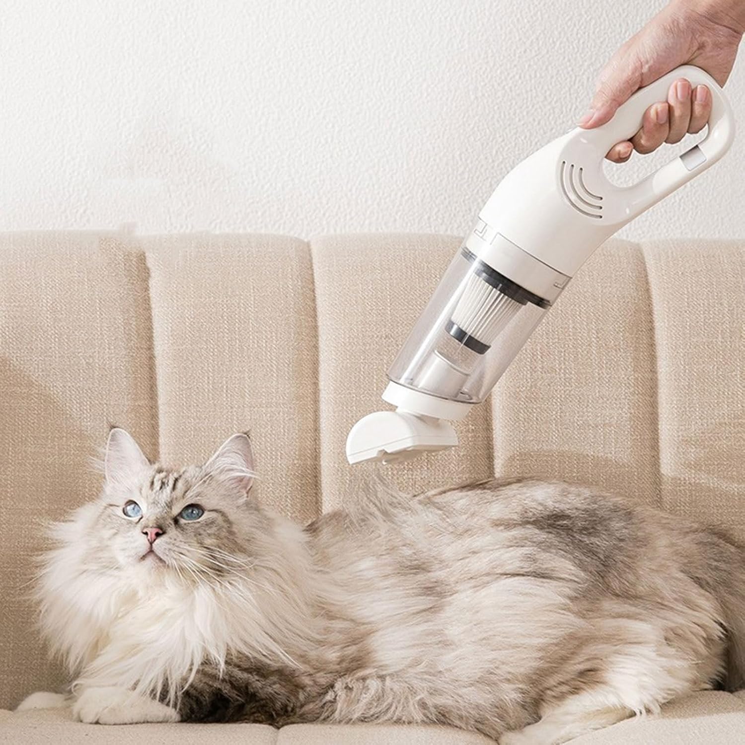 Handheld Pet Vacuum Cordless USB Rechargeable Powerful Suction