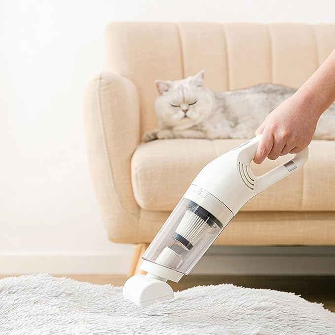 Handheld Pet Vacuum Cordless USB Rechargeable Powerful Suction