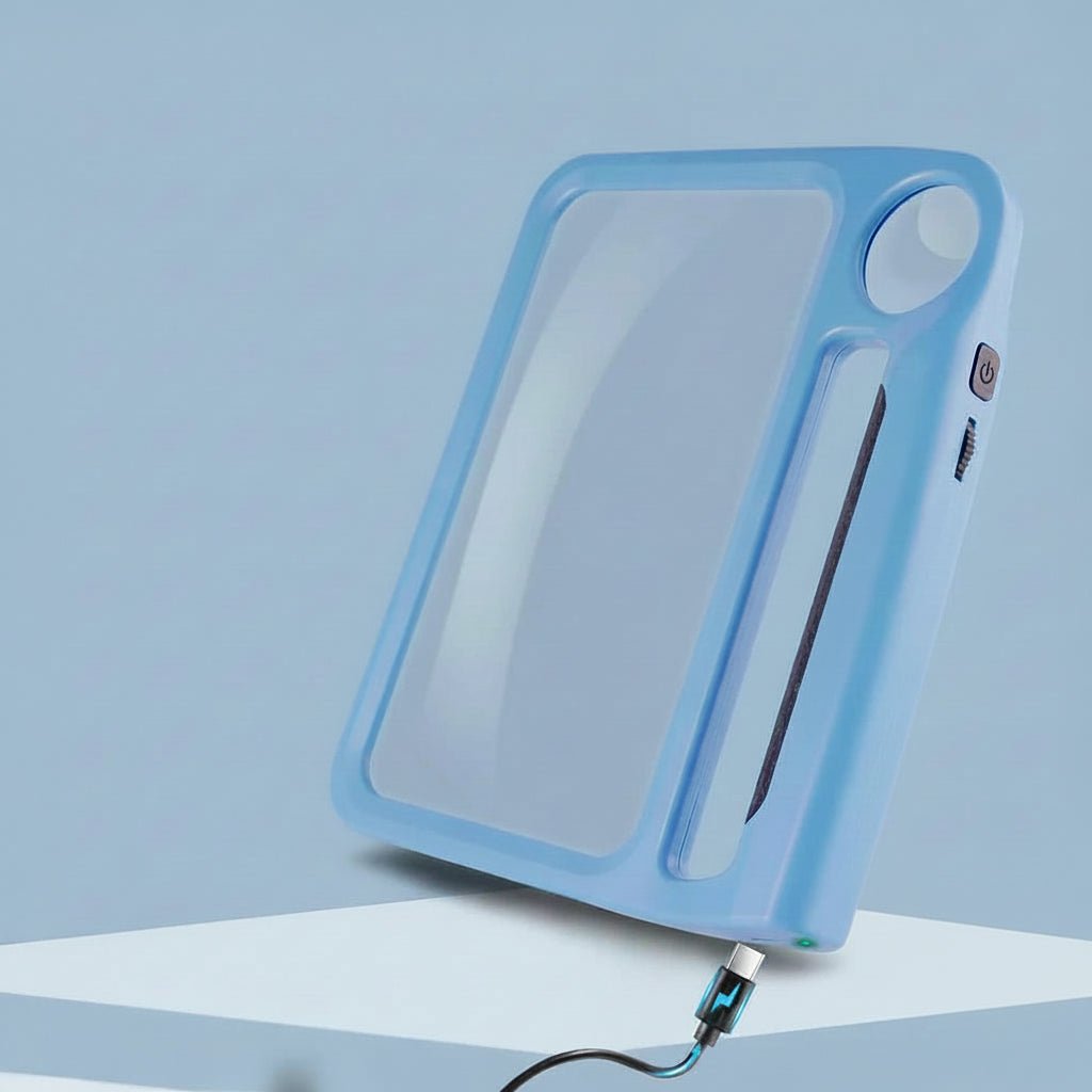 Handheld Reading Magnifier Dual 5x & 10x USB Rechargeable