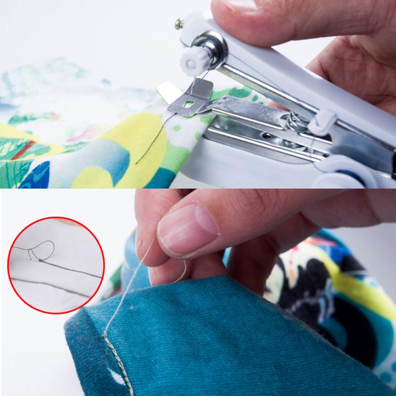 Handheld Sewing Machine Auto Thread Feed Adjustable Stitch