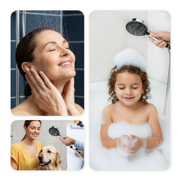 Handheld Shower Head High-Pressure 7 Spray Modes