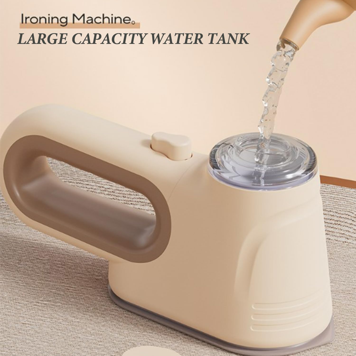 Handheld Steam Brush Dry & Wet Steam Travel-Friendly