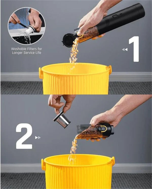 Handheld Vacuum Cordless Lightweight Powerful Suction