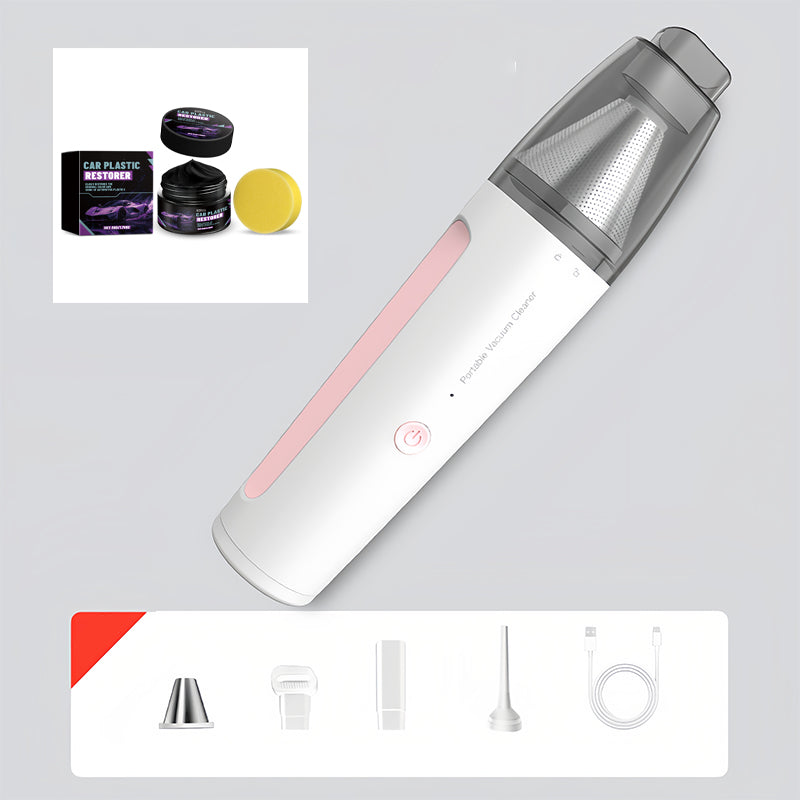 Handheld Vacuum Cordless Lightweight With 4 Attachments