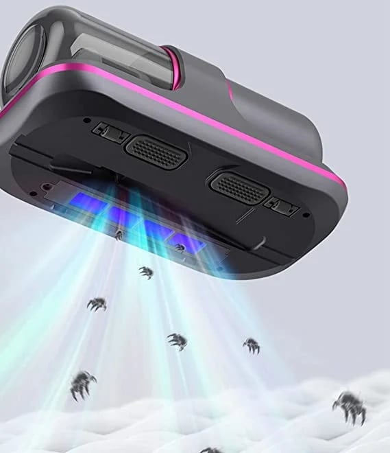 Handheld Vacuum Mite Removal HEPA Filtration & UV Sterilization