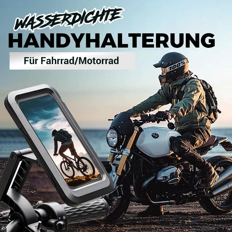 Handlebar Phone Mount IPX6 Waterproof 360 Degree Rotation