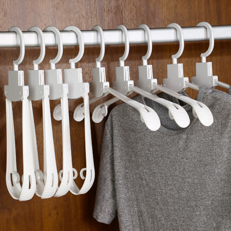 Hangers Foldable One-Button Wide Shoulder Pads