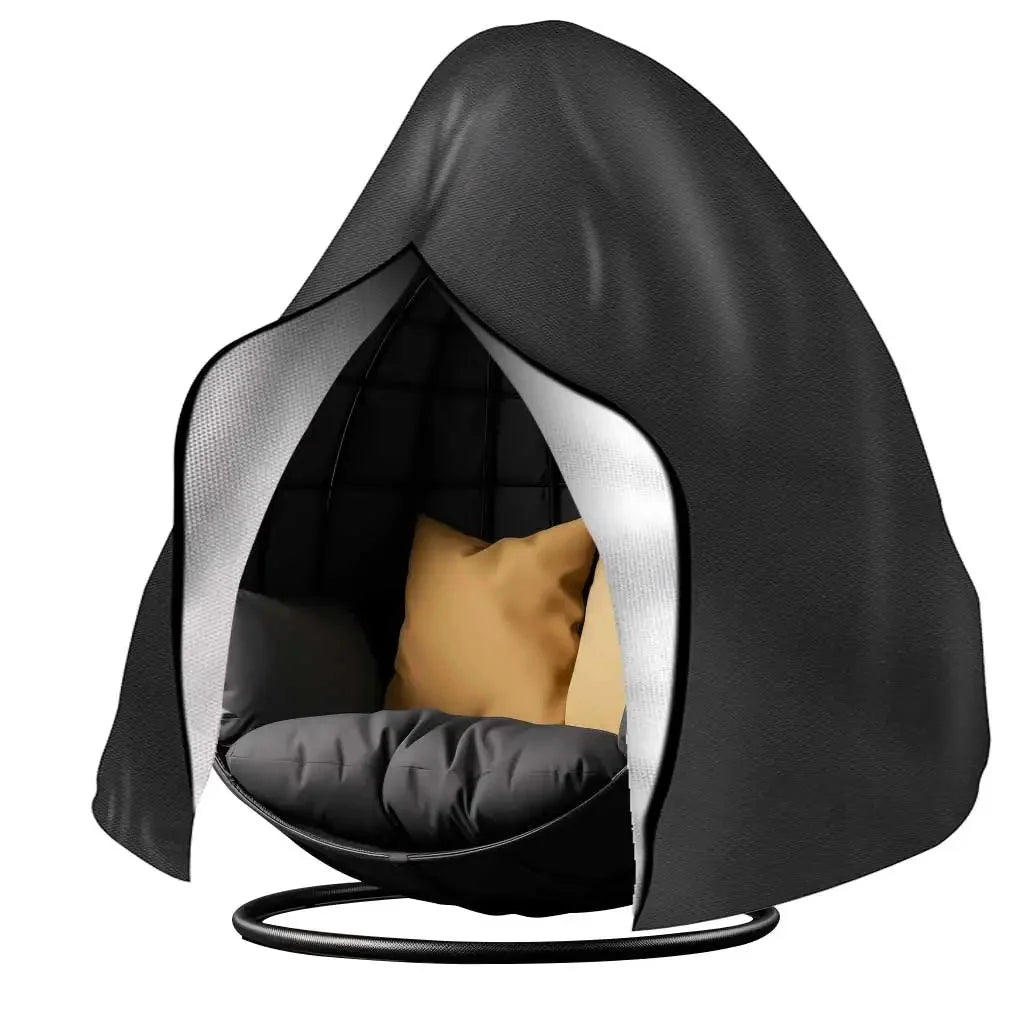 Hanging Chair Cover 210D Oxford Waterproof Zippered & Drawstring