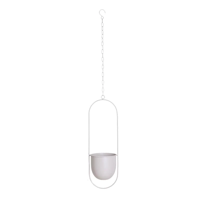 Hanging Planter Iron Open Design Space-Saving