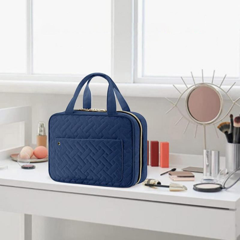 Hanging Toiletry Bag 4 Compartments & 360° Rotatable Hook