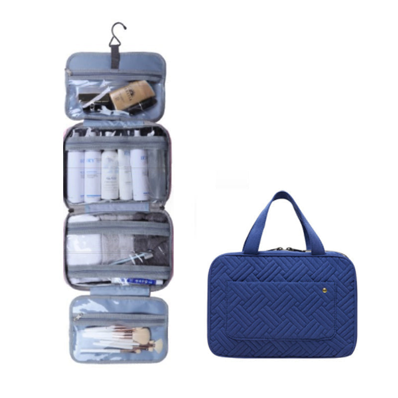 Hanging Toiletry Bag 4 Compartments & 360° Rotatable Hook