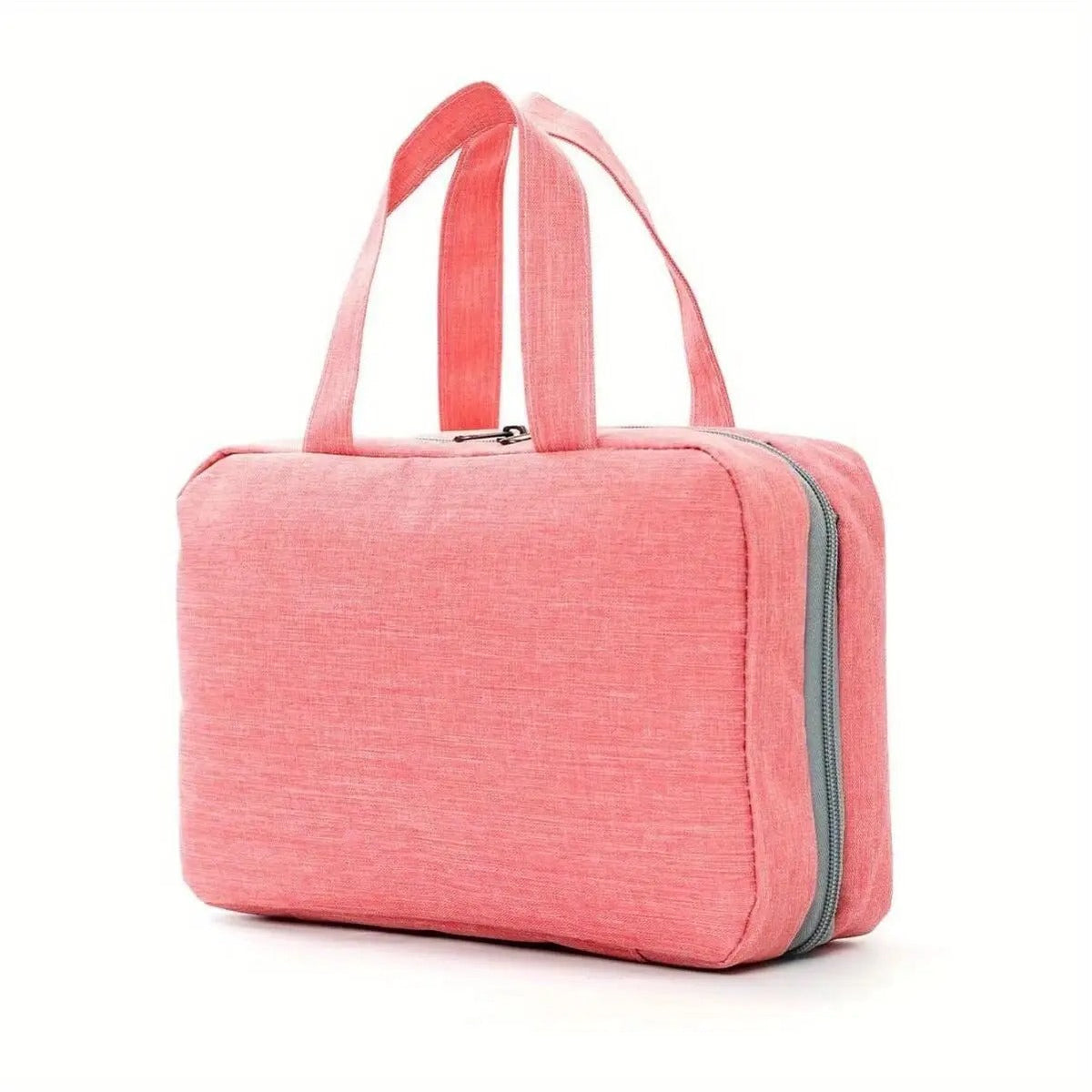 Hanging Toiletry Bag Waterproof Polyester Four Compartments Swivel Hook