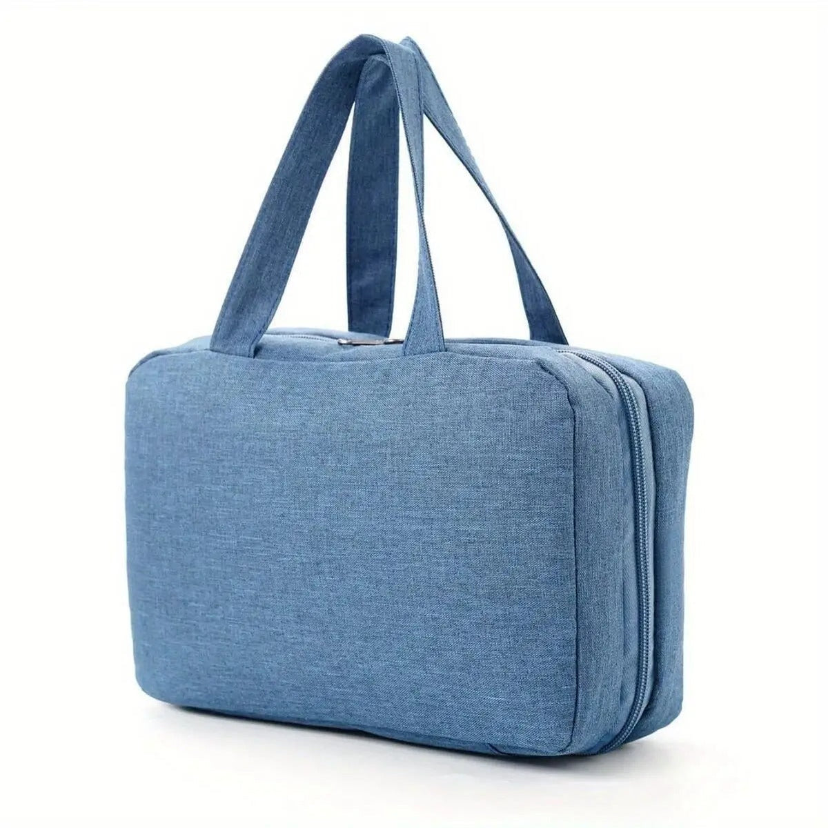 Hanging Toiletry Bag Waterproof Polyester Four Compartments Swivel Hook