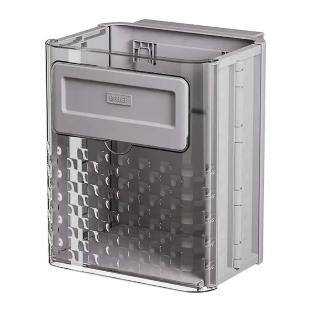 Hanging Trash Bin Foldable Space-Saving Tool-Free