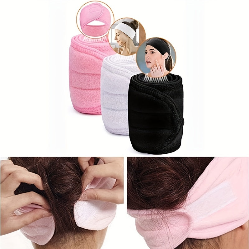 Headband Adjustable Velcro Fastener Non-Slip & Breathable Fabric
