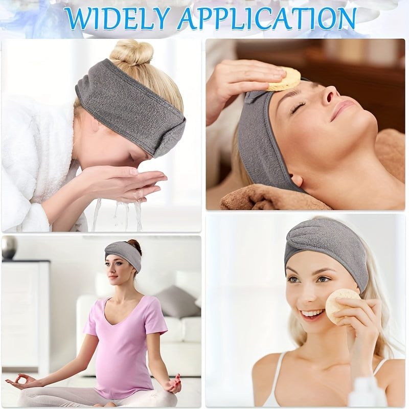 Headband Adjustable Velcro Fastener Non-Slip & Breathable Fabric