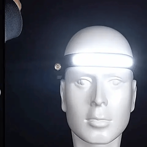 Headlamp COB LED 350 Lumens Touchless Gesture