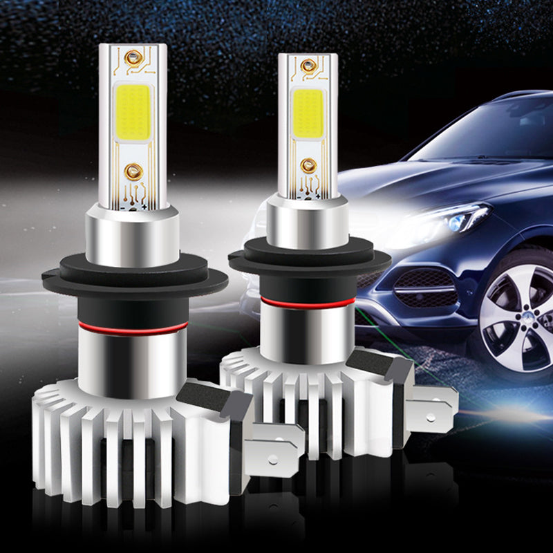 Headlight Bulb COB LED 8000 Lumens Active Cooling
