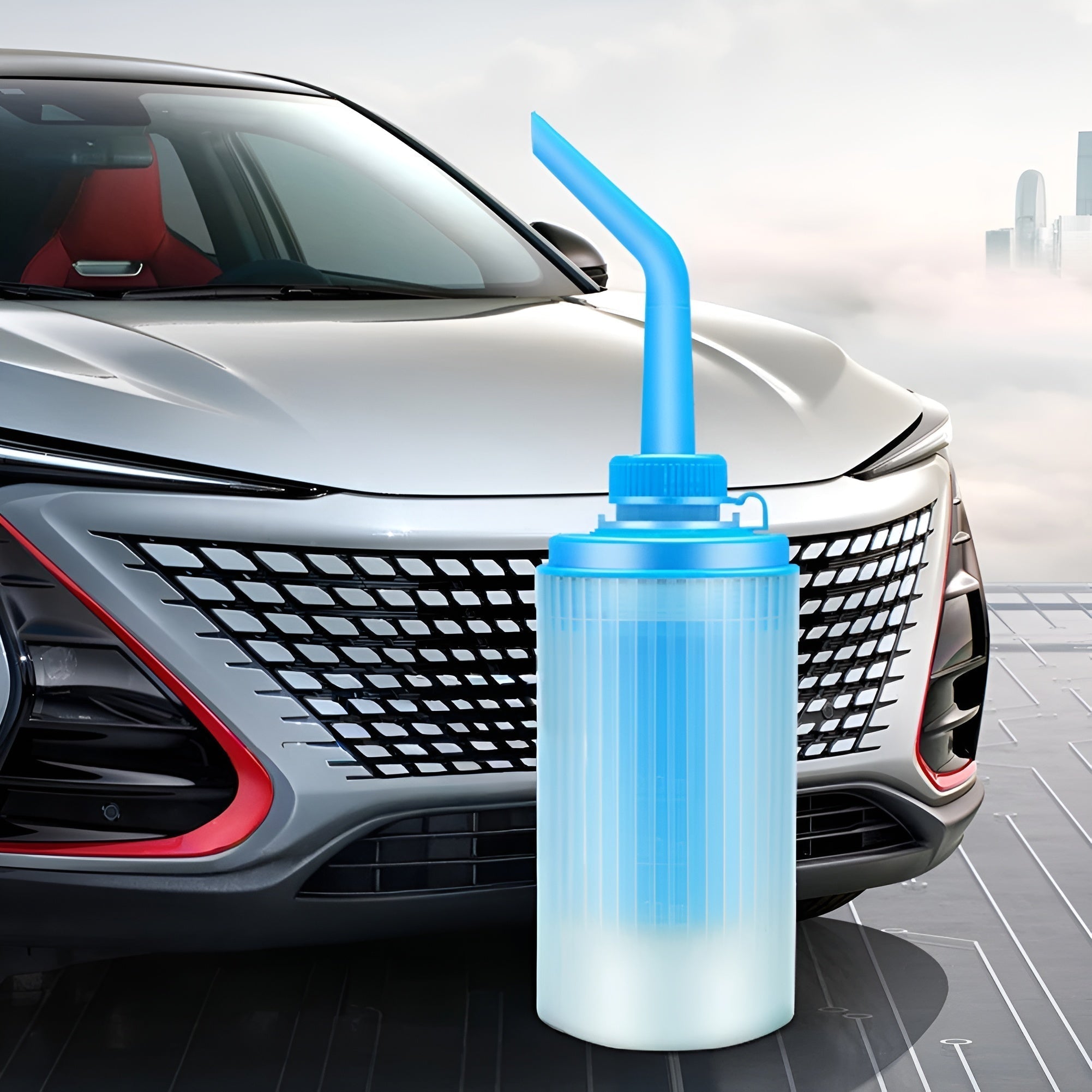 Headlight Restoration Kit Cleaner & Sponge Set UV Protective