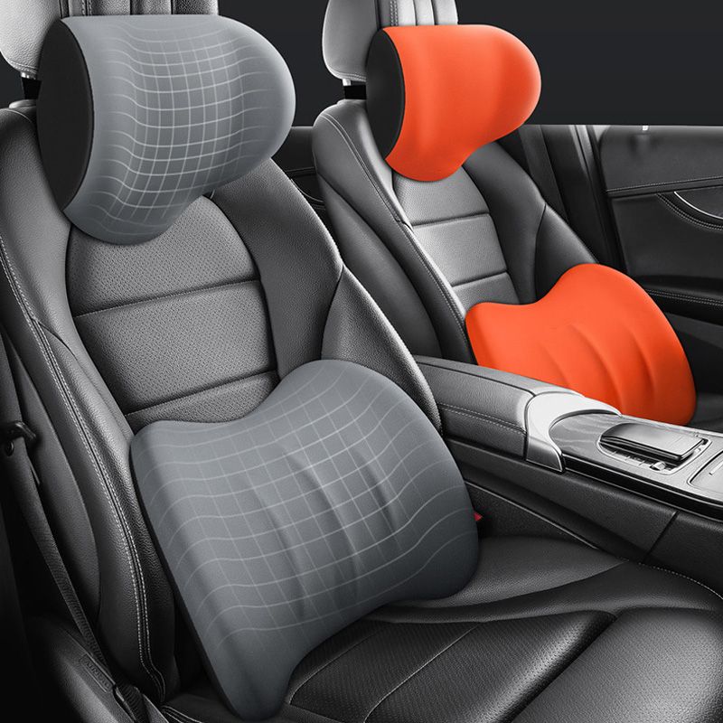 Headrest & Lumbar Set Ergonomic Memory Foam