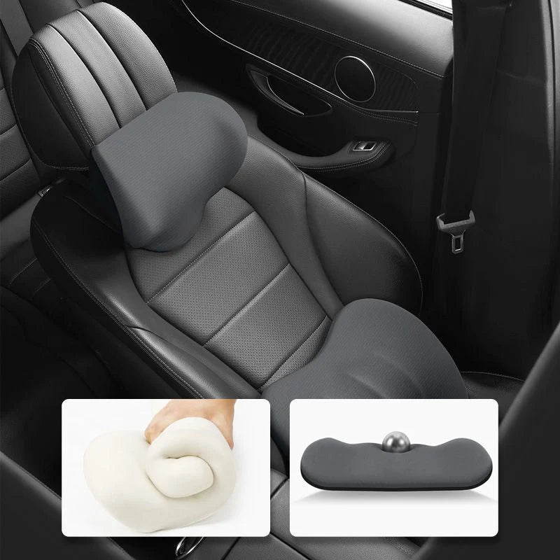 Headrest & Lumbar Set Ergonomic Memory Foam