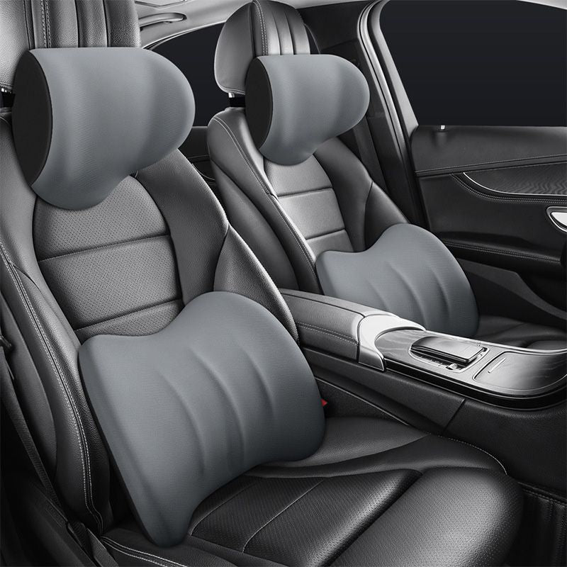 Headrest & Lumbar Set Ergonomic Memory Foam