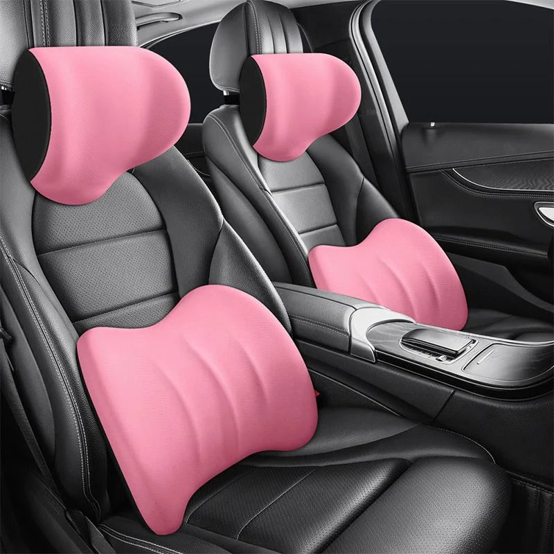 Headrest & Lumbar Set Ergonomic Memory Foam
