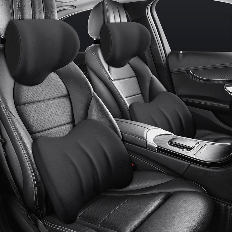 Headrest & Lumbar Set Ergonomic Memory Foam