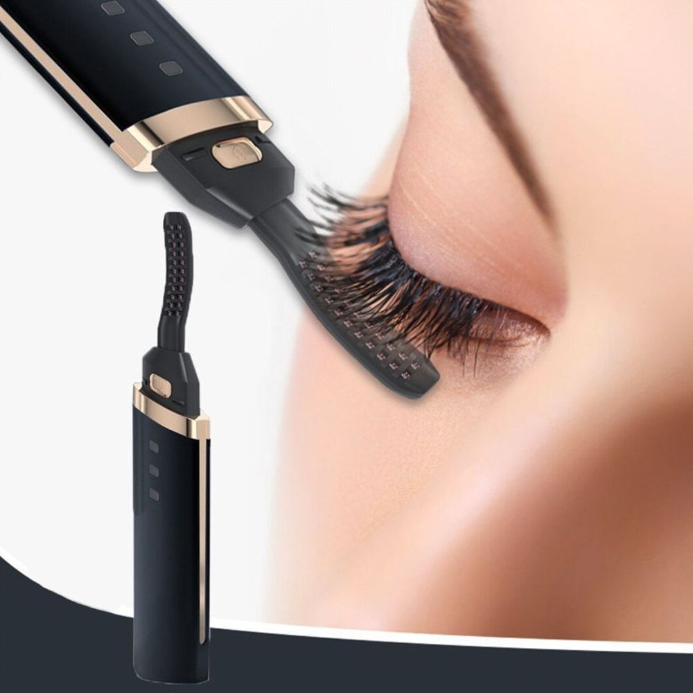 Heated Eyelash Curler USB Rechargeable LED Display