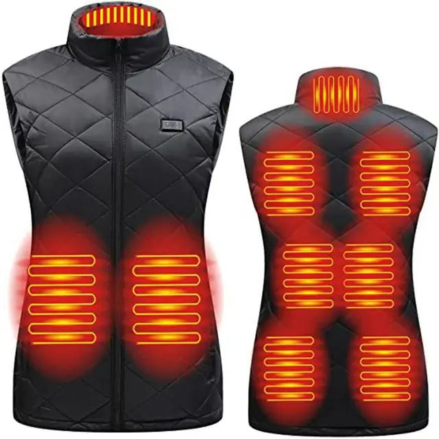 Heated Vest USB Powered Infrared Lightweight Softshell
