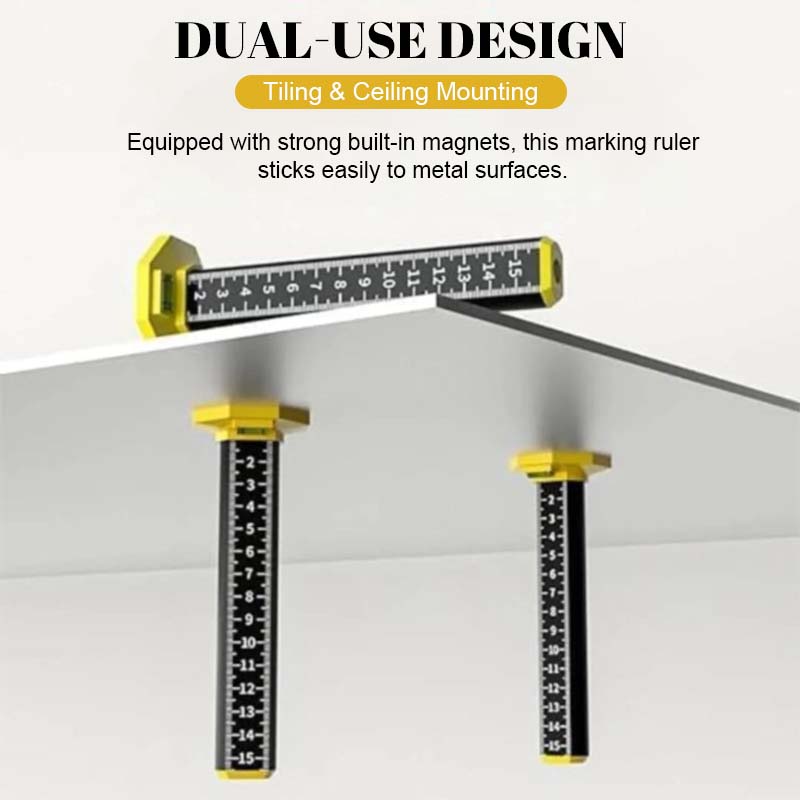 Height Gauge Aluminum Magnetic Base & Spirit Level