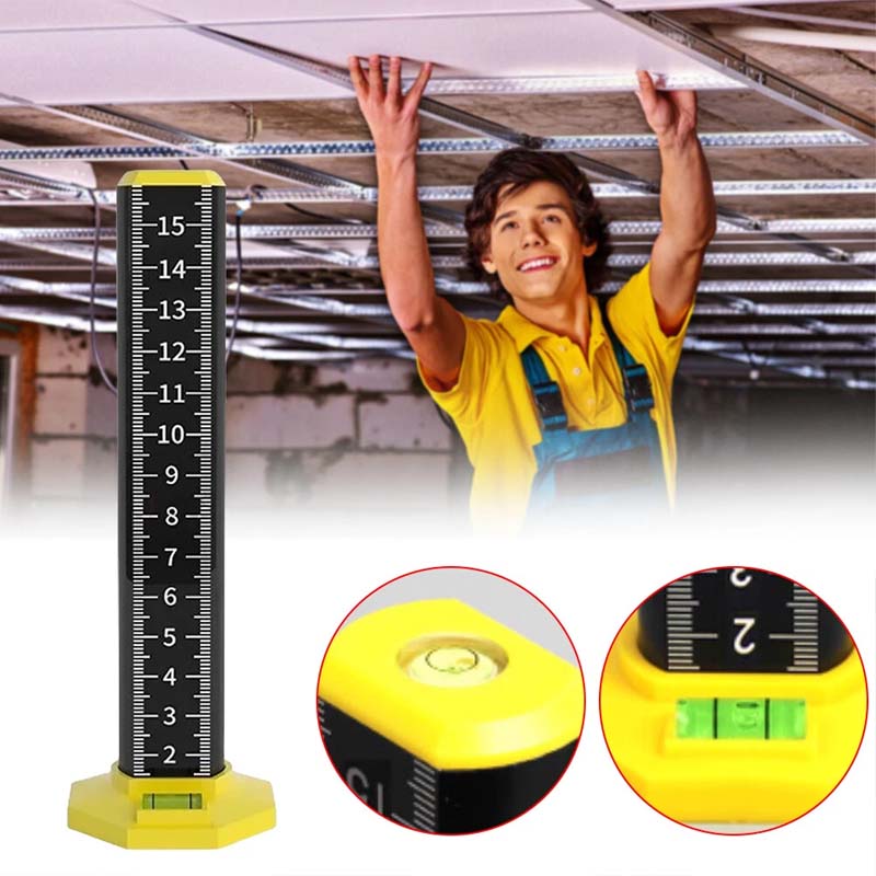 Height Gauge Aluminum Magnetic Base & Spirit Level