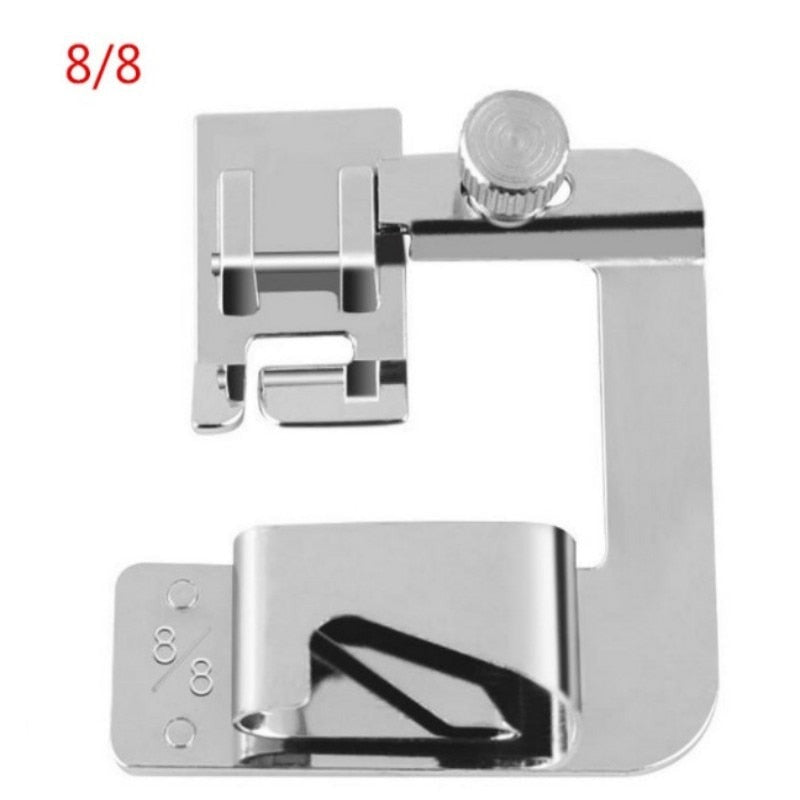 Hemming Foot Set 3-Piece Stainless Steel Snap-On Compatible