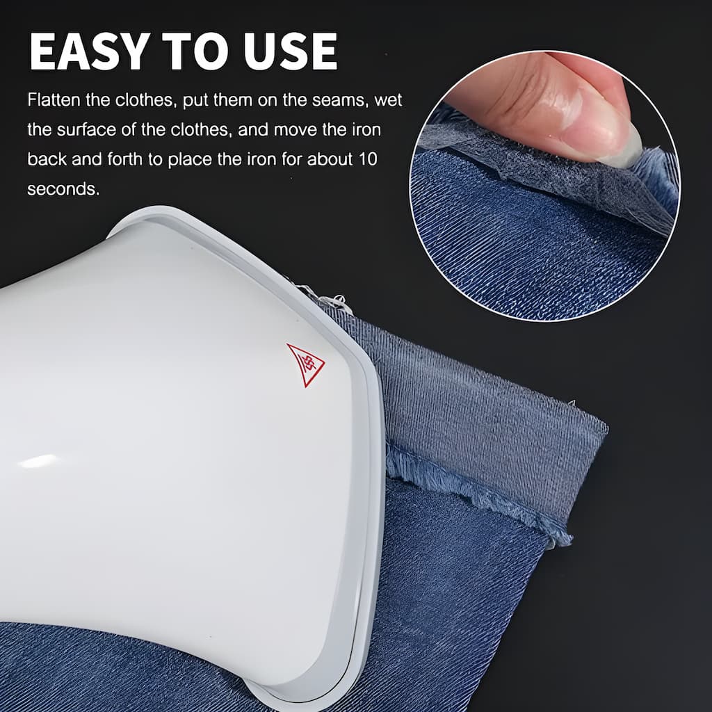 Hemming Tape Iron-On No-Sew Wash-Resistant 20m Roll