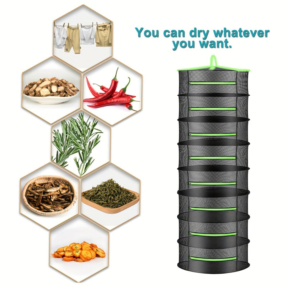 Herb & Seed Drying Rack Multi-Tier Foldable Breathable Mesh
