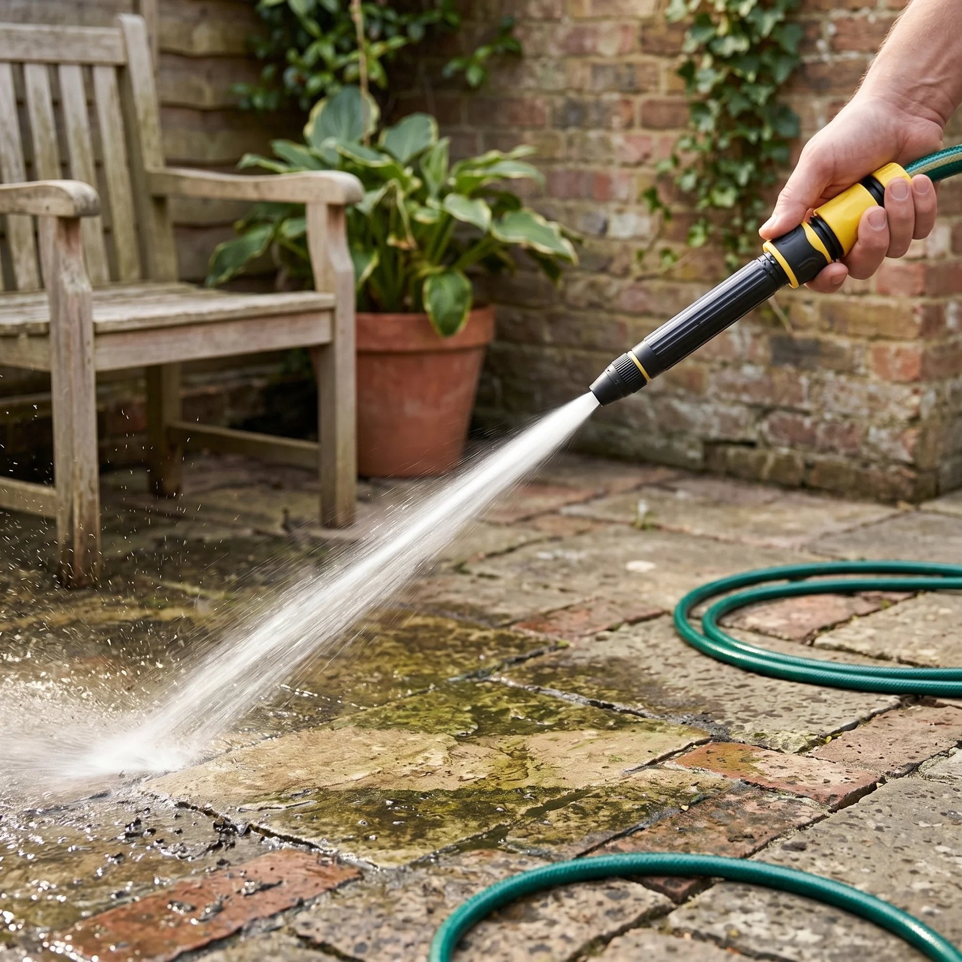 High-Pressure Sprayer Adjustable Jet Nozzle & Ergonomic Non-Slip Handle