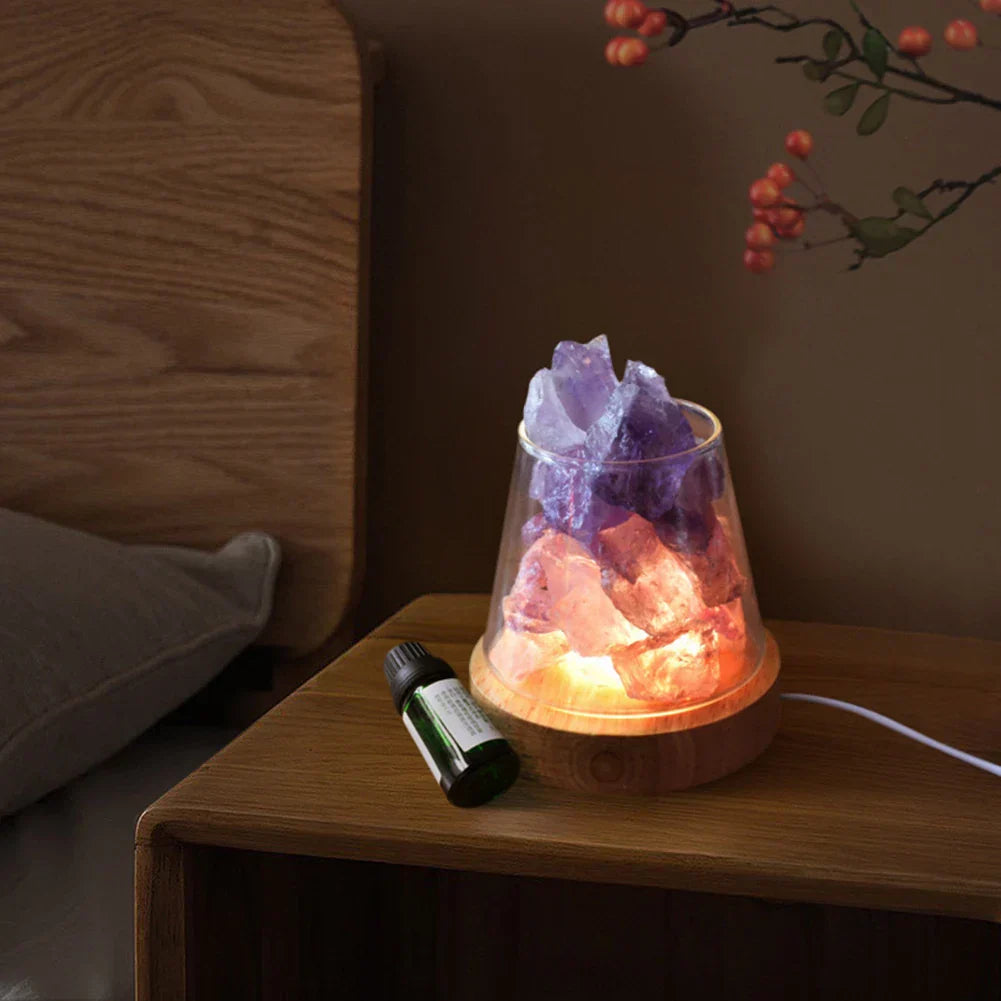 Himalayan Salt Lamp Rechargeable LED Diffuser