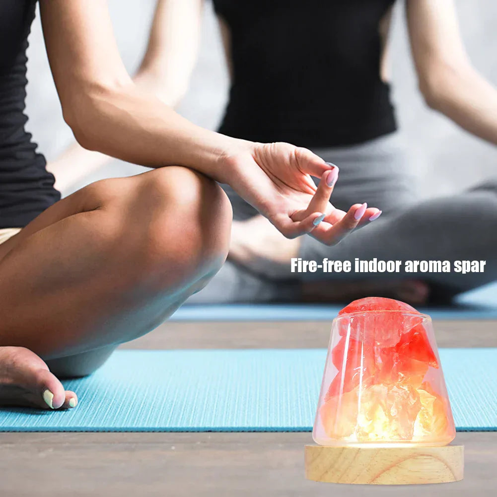 Himalayan Salt Lamp Rechargeable LED Diffuser