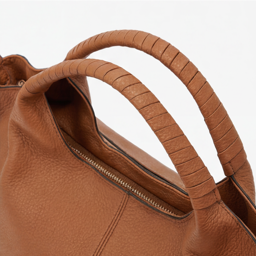 Hobo Bag Soft Faux Leather Five Interior Compartments