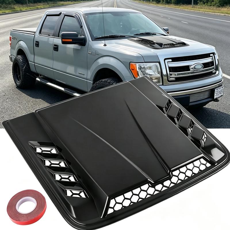 Hood Scoop Universal Fit ABS Plastic Tool Free Installation