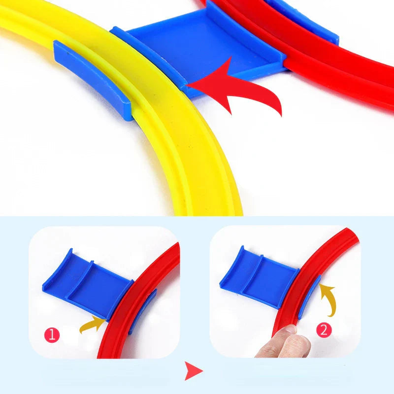 Hopping Ring Set Multicolor Connectable Set of 10