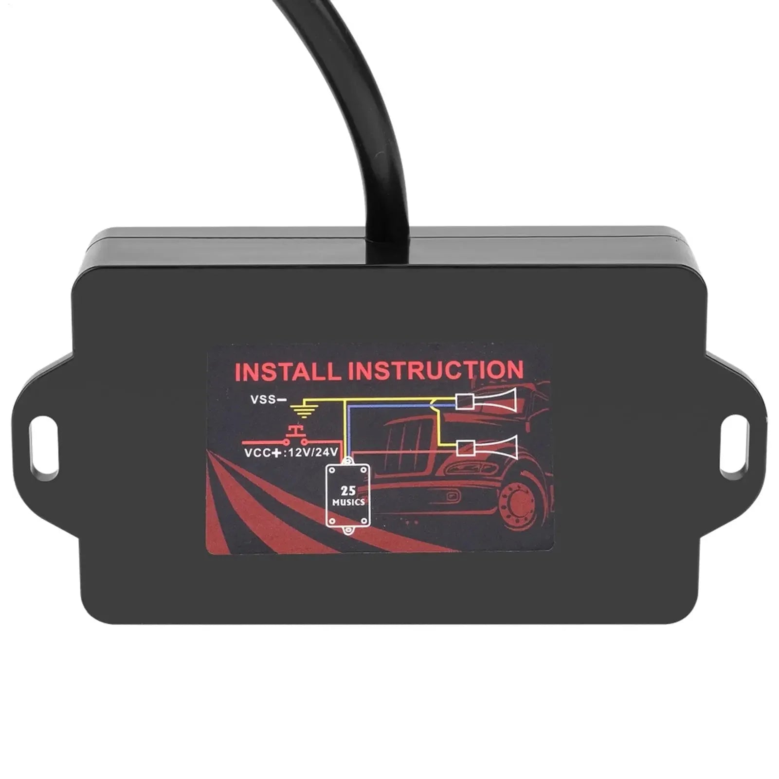 Horn Control Unit Dual Rotary 12/24V Compatible