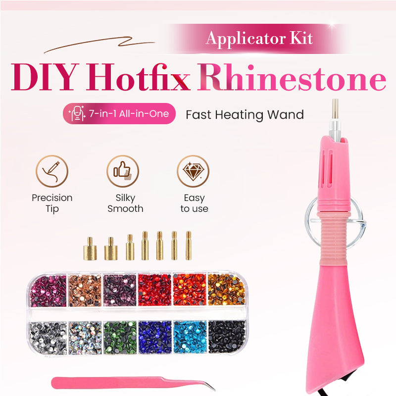Hotfix Rhinestone Set Fast-Heating 7 Tips