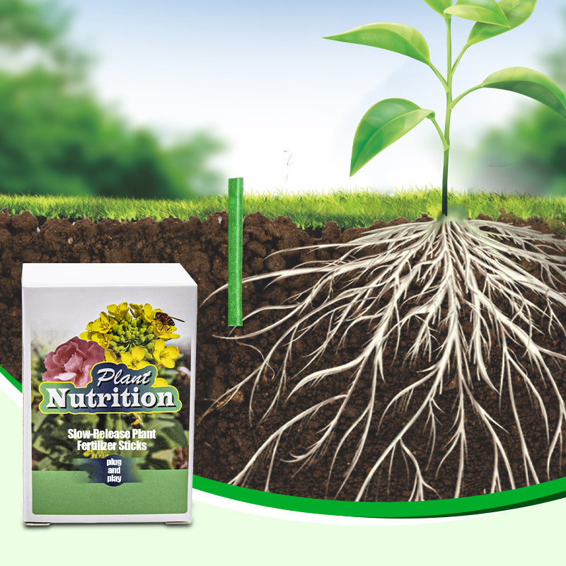 Houseplant Fertilizer Sticks Balanced NPK Slow-Release 18 Pack
